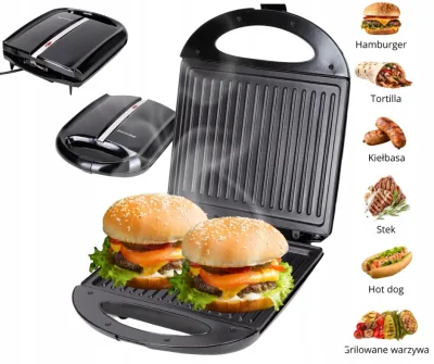 Elektromos Grill Összecsukható Szendvicssütő Pirító akció