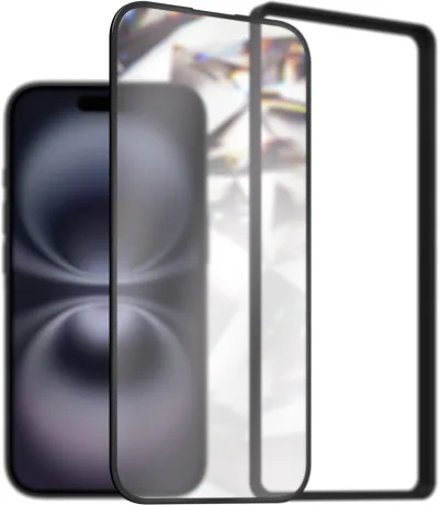 AlzaGuard DiamondShiel Glass iPhone 16 3D üvegfólia + felhelyező keret akció