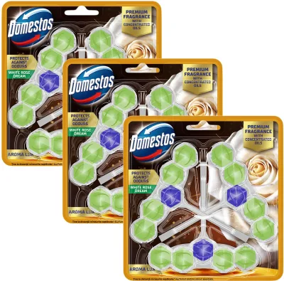 Domestos Triopack Aroma Lux White Rose Dream 3 × 50 g akció