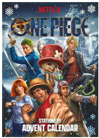 Adventní kalendář One Piece V2 - 24 unikátních dárků akció