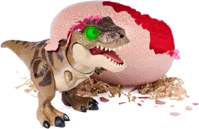 Primal Hatch Dino tojásból kikelő T-Rex, szürke akció