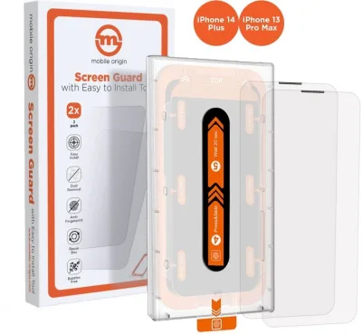 Mobile Origin Screen Guard iPhone 14 Plus / 13 Pro Max üvegfólia - 2db + applikátor akció