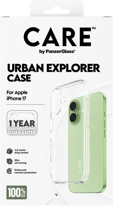 PanzerGlass CARE Apple iPhone 17 Urban átlátszó tok akció