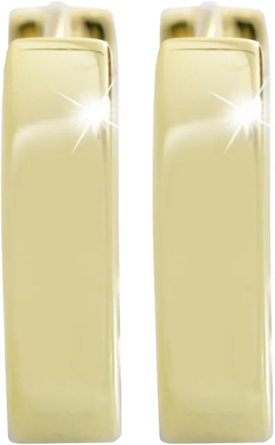 JSB Bijoux szélesebb lapos, karika, aranyozott 92400565g (Ag925/1000, 1,96 g) akció