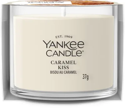 YANKEE CANDLE Signature Caramel Kiss 37 g akció
