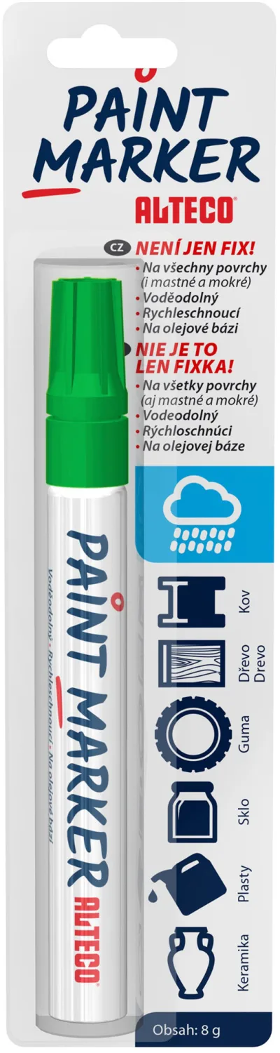 ALTECO Paint Marker zöld marker akció
