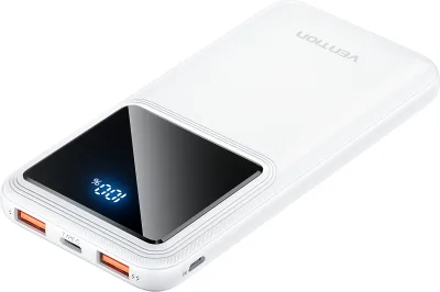 Vention 10000mAh 22,5W Portable Power Bank White akció