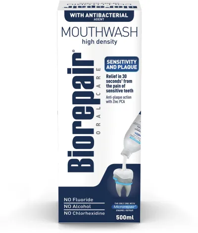 BIOREPAIR 3in1 antibakteriális szájvíz, 500 ml akció