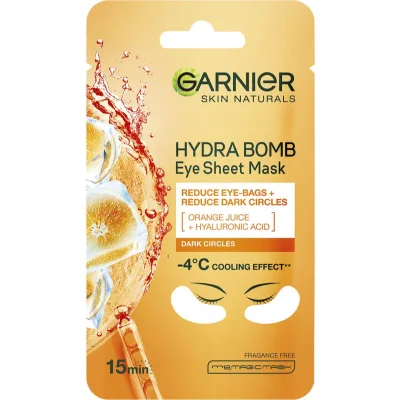 Garnier Textil Masks Hydra Bomb szemmaszk hialuronsavval 6 g akció