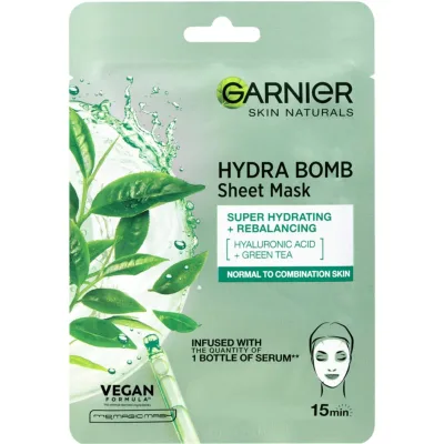 Garnier Textil Masks Hydra Bomb hidratáló gézmaszk 28 g akció