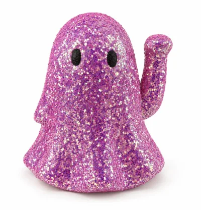 HALLOWEEN integető szellem csillámos 14 cm akció