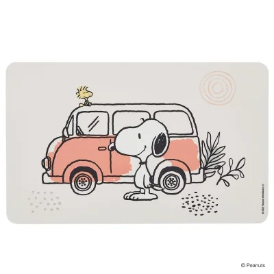PEANUTS reggeliző deszka 23 x 14cm, Busz akció