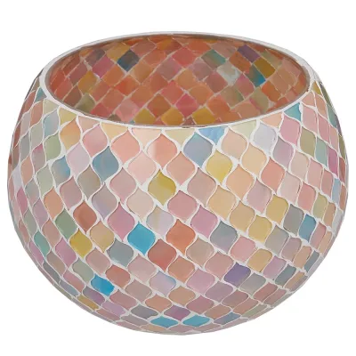 PASTEL LIGHTS mozaik mécsestartó Ø 18 cm akció