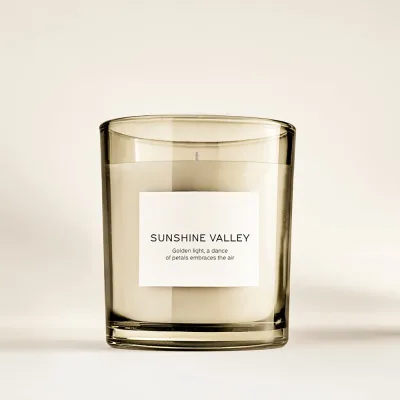 PURE POETRY szójaviasz illatgyertya SUNSHINE VALLEY akció