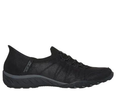Skechers női Slip-ins Relaxed Fit: Breathe-Easy - Home-Body Shoes cm FEKETE, Méret 36, Vegan akció
