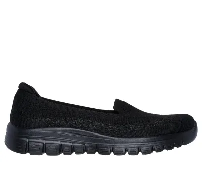 Skechers női Graceful - View Finder Shoes cm FEKETE, Méret 40, Vegan, Mosógépben mosható akció