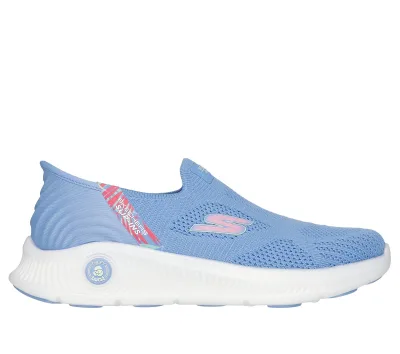 Skechers női Slip-ins: GO WALK Anywhere - Laila Shoes cm KÉK, Méret 37, Vegan, Mosógépben mosható, Arch Fit, Hyper Burst akció