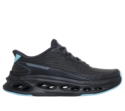 Skechers női Slip-ins: Max Cushioning Glide-Step - Sapphire Shoes cm FEKETE / KÉK, Méret 36, Mosógépben mosható akció