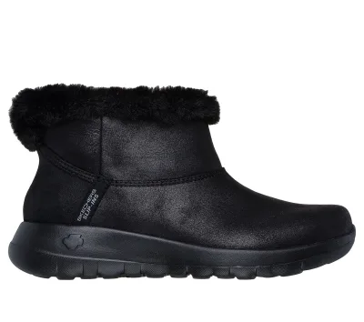 Skechers női Slip-ins: On-The-GO Joy - Cozy Dream Shoes cm FEKETE, Méret 35.5, Vegan akció