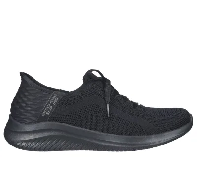 Skechers női Slip-ins: Ultra Flex 3.0 - Brilliant Shoes cm FEKETE, Méret 40, Vegan akció