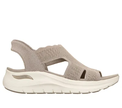Skechers női Slip-ins: Arch Fit 2.0 Sandal -Best Match cm SZÜRKÉSBARNA, Méret 35, Vegan, Mosógépben mosható akció