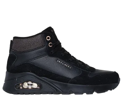 Skechers női UNO - Stacre Shine Shoes cm FEKETE, Méret 35 akció