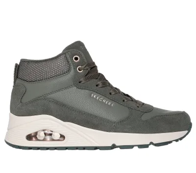 Skechers női UNO - Stacre Shine Shoes cm OLAJZÖLD, Méret 41 akció
