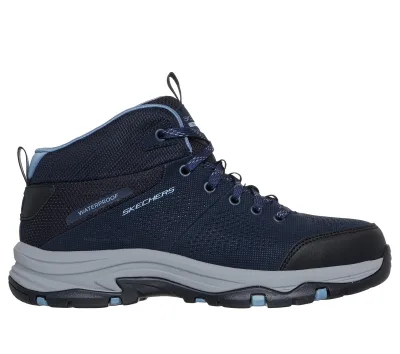Skechers női Waterproof Relaxed Fit: Trego - Trail Destination Shoes cm SÖTÉTKÉK / SZÜRKE, Méret 36 akció