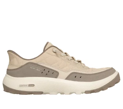 Skechers női Slip-ins Relaxed Fit: Urban Explore - Cozy Fit Shoes cm SZÜRKÉSBARNA, Méret 38, Mosógépben mosható akció