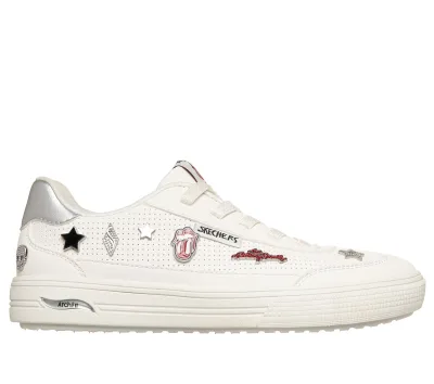 Skechers női Rolling Stones: Arch Fit Arcade - Rolling Studz Shoes cm FEHÉR, Méret 38 akció