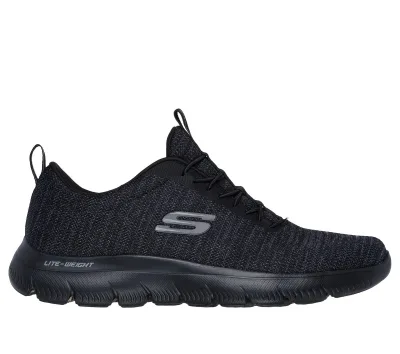 Skechers férfi Summits - Sorenz Shoes cm FEKETE, Méret 42.5, Vegan, Mosógépben mosható akció