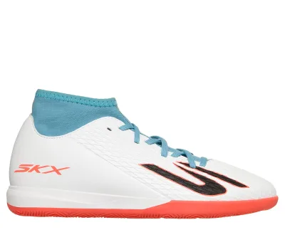 Skechers SKX_2 Jr High Youth IC Shoes cm FEHÉR / TÜRKIZKÉK, Méret 34 akció
