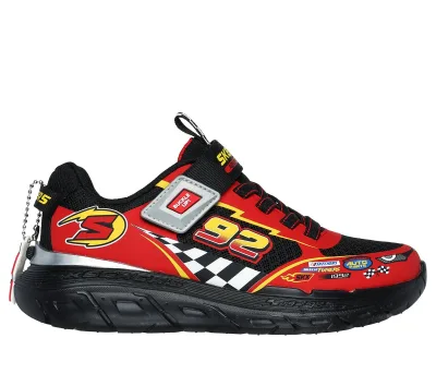 Skechers fiú Skech Tracks Shoes cm FEKETE / PIROS, Méret 31 akció
