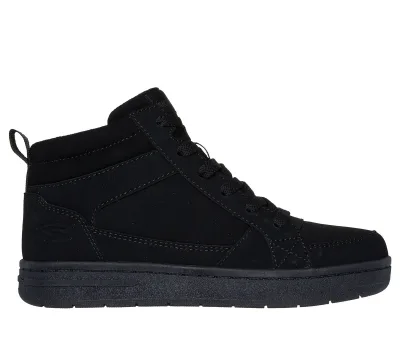 Skechers fiú Smooth Street - Cozy Zip Shoes cm FEKETE, Méret 36.5 akció