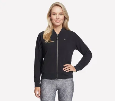 Skechers női GO WALK Reversible Dzseki cm FEKETE / KÉK / RÓZSASZÍN, Méret Nagy akció