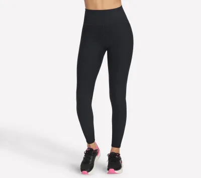 Skechers női GO FLEX RIB Full Length High-Waisted Legging cm FEKETE, Méret XS akció