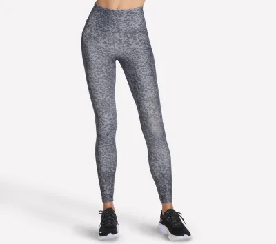 Skechers női GO WALK Printed Full Length High-Waisted Legging cm FEKETE / KÉK / RÓZSASZÍN, Méret XS akció