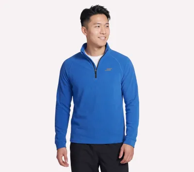 Skechers férfi SKECHCLOUD Elevate 1/4 Zip cm KÉK, Méret 3XL akció