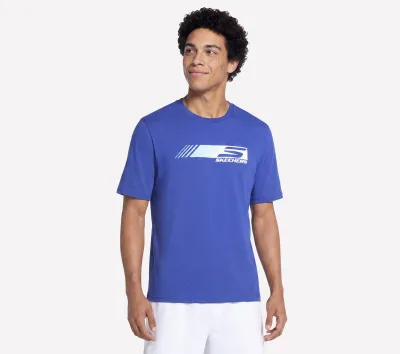 Skechers férfi Speedster póló cm KÉK, Méret 2XL akció