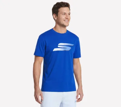 Skechers férfi Harry Kane Icon Graphic póló cm KÉK, Méret 3XL akció