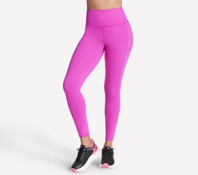 Skechers női GO WALK High Waisted Legging cm RÓZSASZÍN / LILA, Méret Kicsi akció