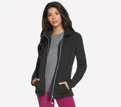 Skechers női GO SNUGGLE Dzseki cm FEKETE, Méret 3XL akció