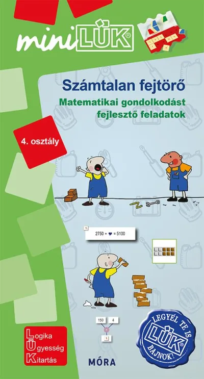 Számtalan fejtörő – miniLÜK Matematikai gondolkodást fejlesztő feladatok 4. osztály – LDI550 akció