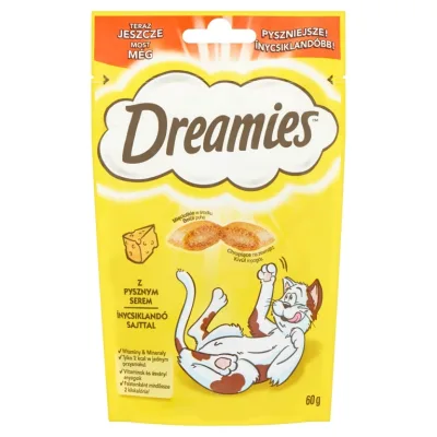 Dreamies jutalomfalat macskák számára sajttal 60 g akció