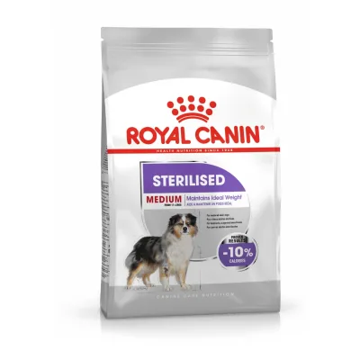 Royal Canin Medium Sterilised - száraz táp ivartalanított, közepes testű felnőtt kutyák részére 3 kg akció