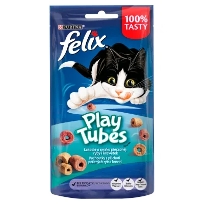 Felix Play Tubes jutalomfalat sült hal és garnélarák ízesítéssel 50 g akció