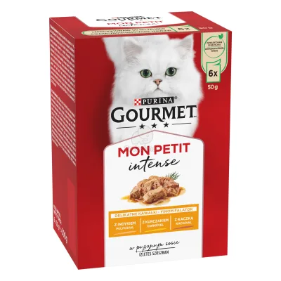 Gourmet Mon Petit nedves macskaeledel - szárnyas 6 x 50 g akció