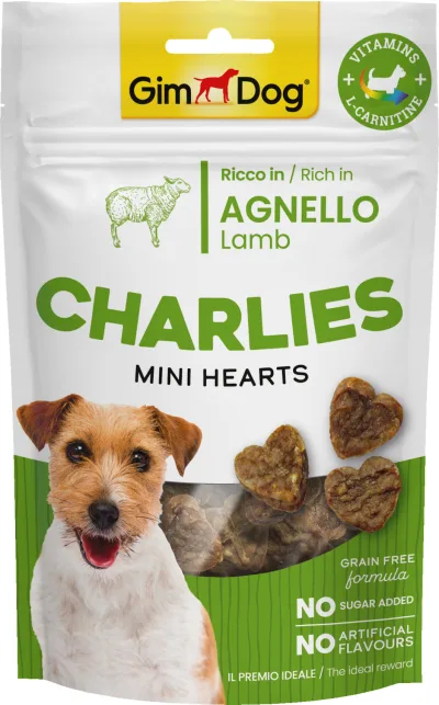 GimDog Charlies jutalomfalat - bárány 70 g akció