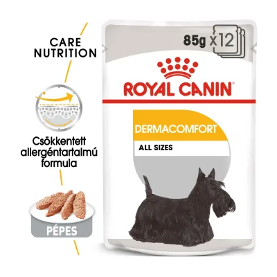 Royal Canin Dermacomfort - alutasakos eledel bőrirritációra hajlamos kutyák részére 12 x 85 g akció