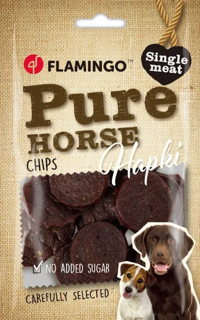 Flamingo Hapki Pure Chips - lóhús chips 85 g akció